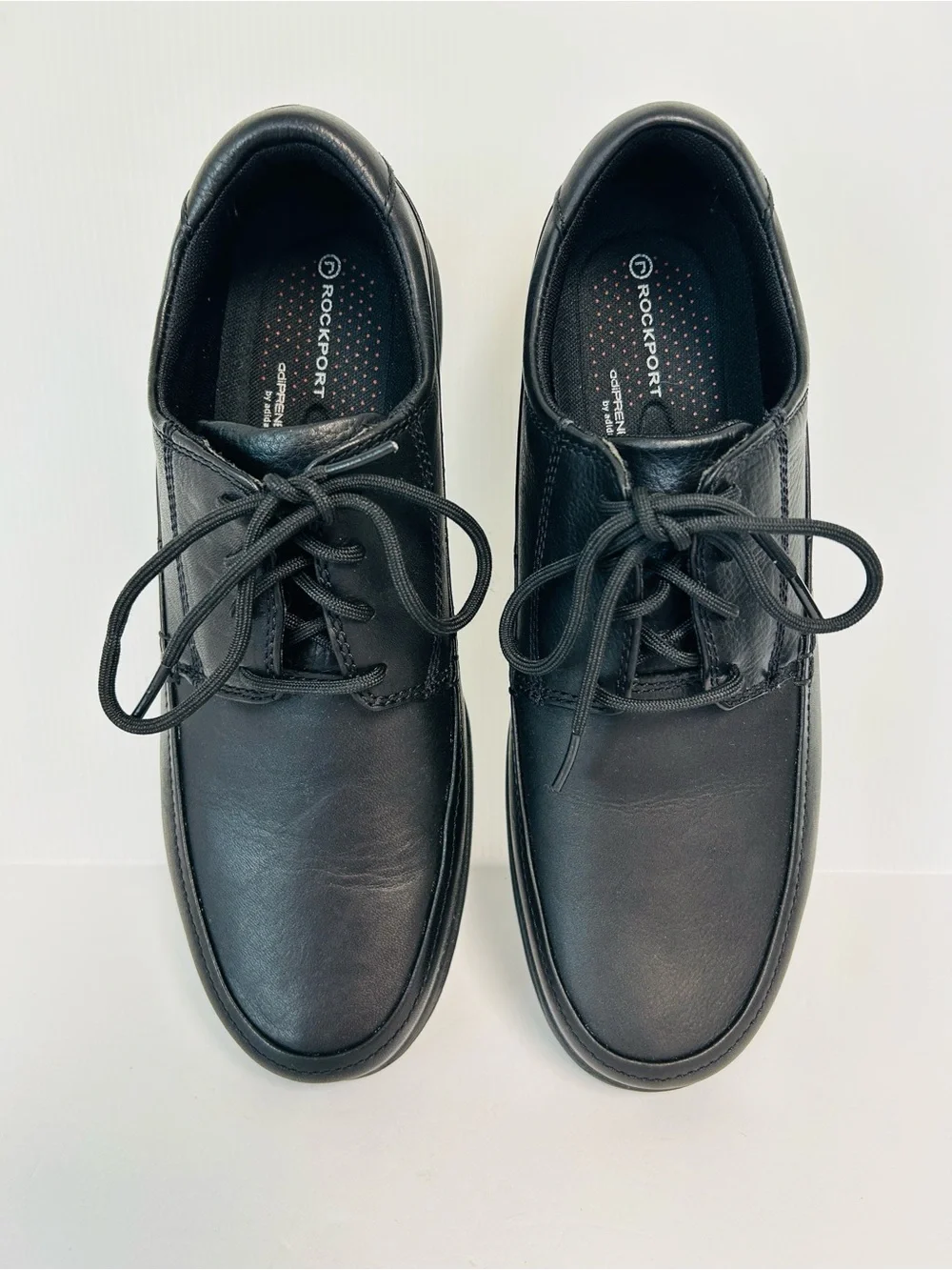 Rockport Leather NOS Adiprene by Adidas Webern Black Oxford Shoes Mens 11